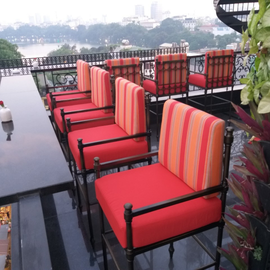 nệm ghế ngoài trời